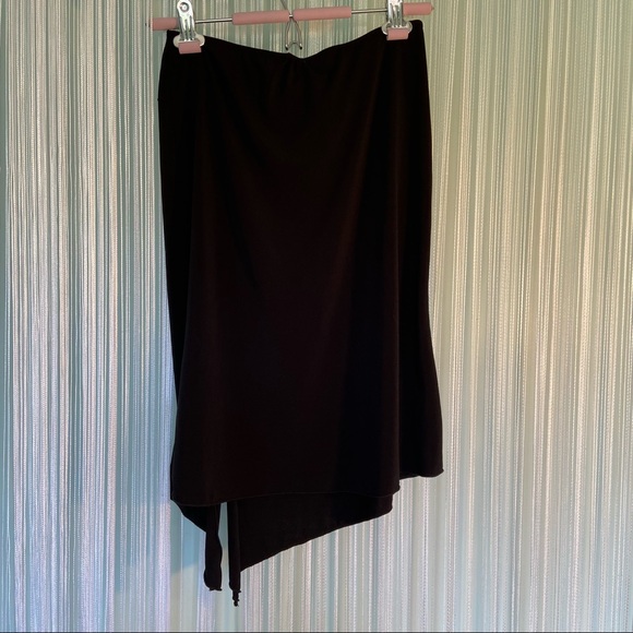 Black Slit Skirt - Picture 6 of 15